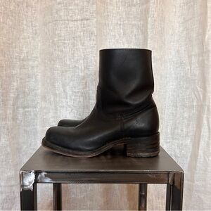 Frye Black Campus Boot Short